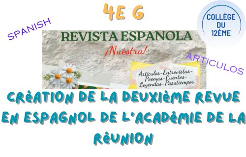 Participation à la création de la deuxième revue en espagnol de l’Académie de La Réunion