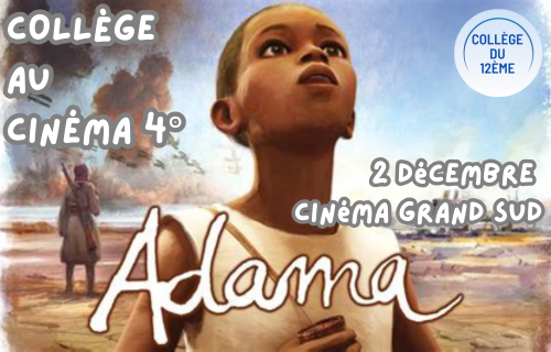 PROJET MA CLASSE AU CINEMA à destination des 4è – Mardi 2 décembre 2025 matin