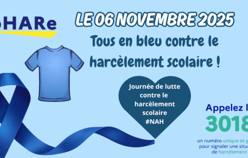 Tous en bleu contre le harcèlement scolaire le 06 novembre 2025