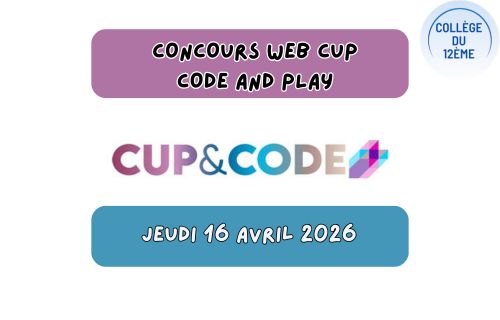 CONCOURS WEB CUP – Code and Play