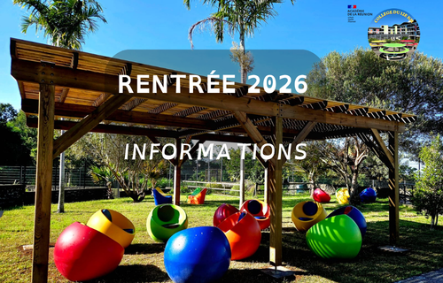 Rentrée 2026 – Informations