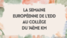 Semaine européenne de l’EDD au collège