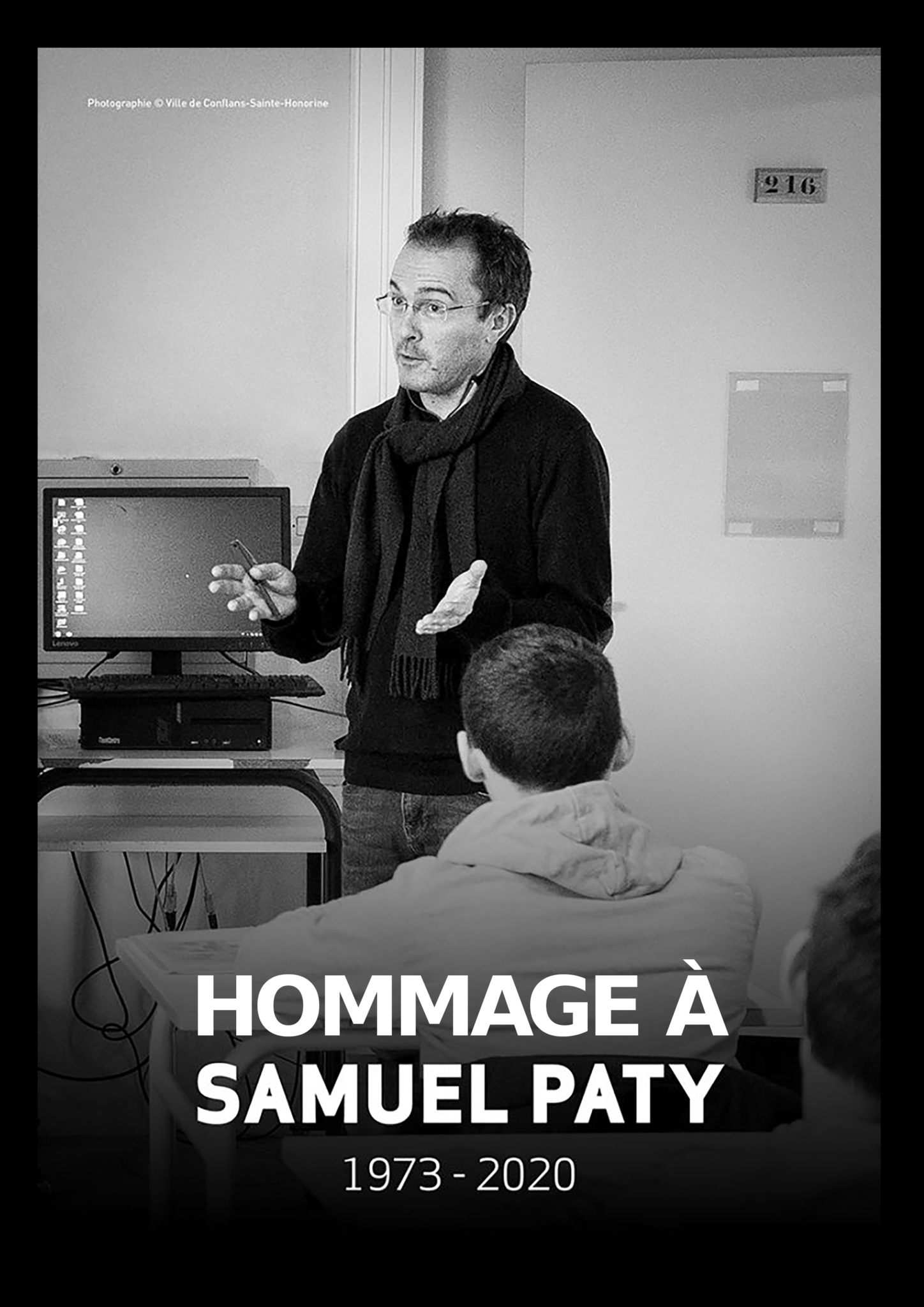 Hommage à Samuel Paty – Collège Aimé Césaire