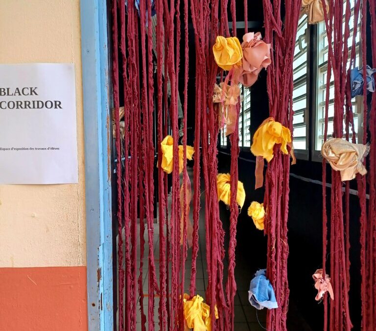 Inauguration du Black Corridor et exposition des travaux d’élèves du collège cette année scolaire 2022/23