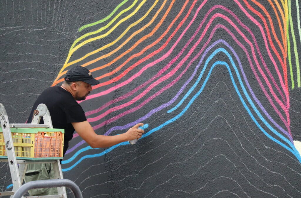 Résidence artistique avec KID KRÉOL & BOOGIE « Montagne lumière » Cilaos // novembre et décembre 2023 et COSMOS dans le Black Corridor avec les élèves