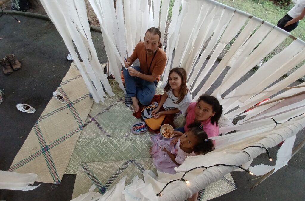 Résidence artistique « CABANES » avec Magalie GRONDIN