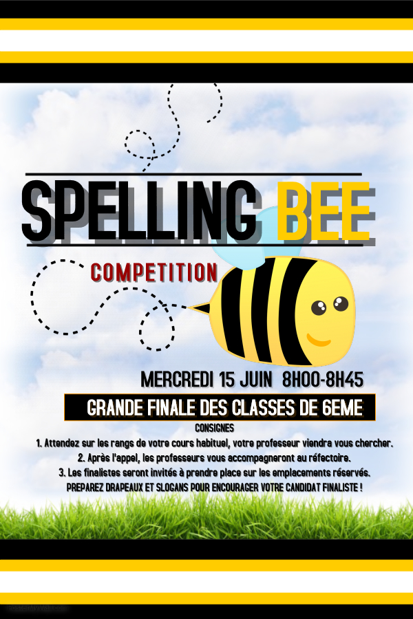 Spelling Bee 6eme