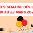 Activités semaine des langues – du 18 au 22 mars 2024