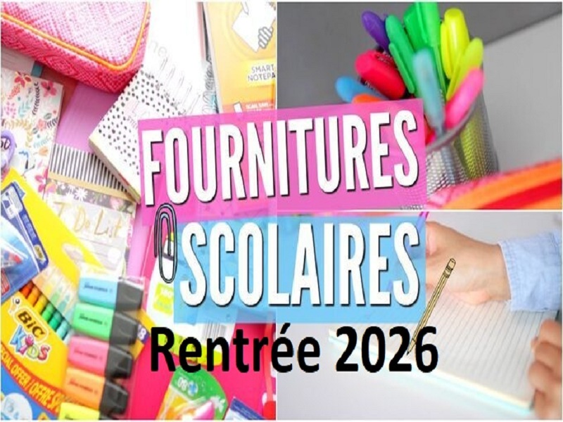 Rentrée 2026 : liste des fournitures