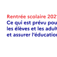Rentrée 2021 – Dépistage et vaccination