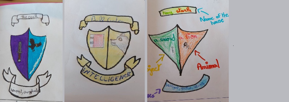 School house badges – 4 Tulipe