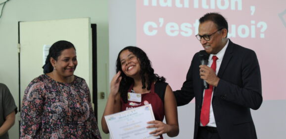 Petits-dejeuners offerts aux 6ème et remise des prix aux ambassadeurs nutrition.