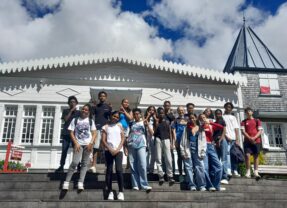 Les ambassadeurs nutrition au Domaine des Tourelles.