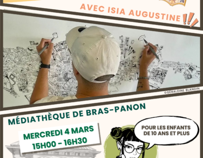 🎨 Atelier manga à la médiathèque de Bras-Panon