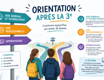 Orientation après la 3e : bien choisir son avenir