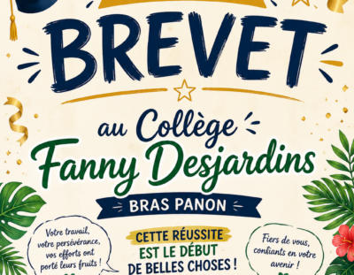 Félicitations à nos lauréats du Diplôme National du Brevet !