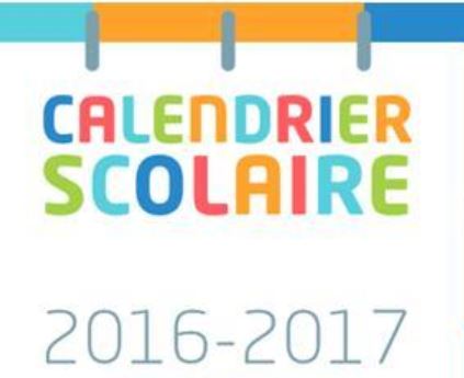 Les principales dates pour l’année scolaire 2016-2017