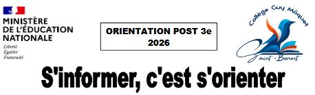 2026_Orientation post 3ème