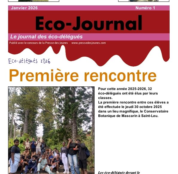 1er Journal des éco-délégués de l&rsquo;année !