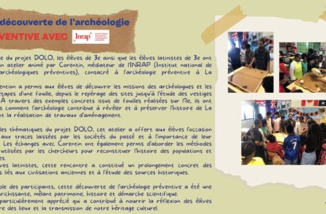 À la découverte de l’archéologie avec l’INRAP