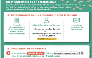 Demande de bourse sur EduConnect