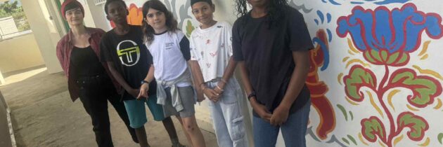 Une fresque murale pour embellir le collège avec l’artiste Natacha Eloy