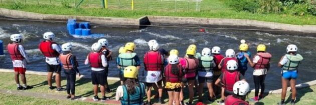 Sortie de la section sportive au stade des eaux vives
