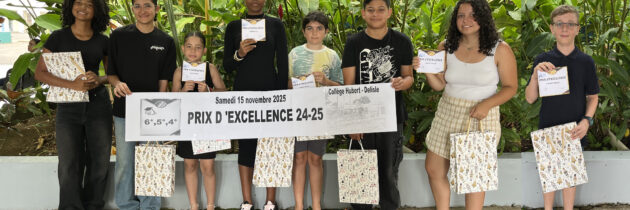 Cérémonie de remise des prix d’Excellence 4ème, 5ème et 6ème 2025