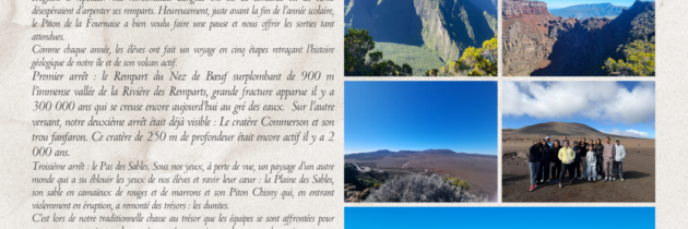 Sorties au volcan des 4èmes – édition 2026