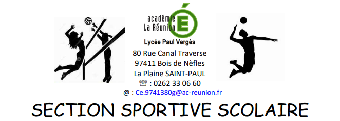 SECTION SPORTIVE SCOLAIRE Volley-ball