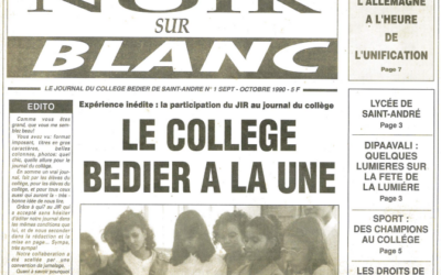 Archives du Journal du collège J.Bédier « Noir sur blanc » des Années 90