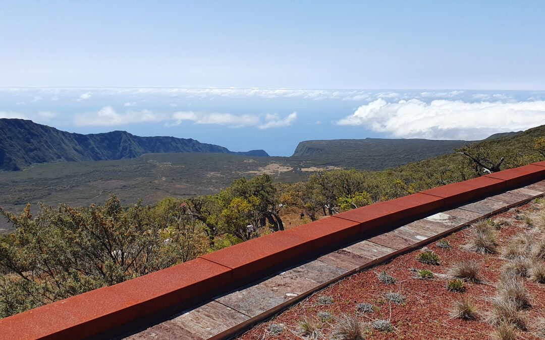 Visite de l’éco-gîte du volcan par des éco-délégués !