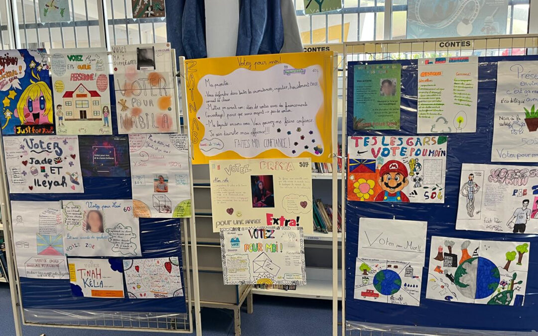 La campagne électorale pour les élections des délégués et des éco-délégués 2025-2026.