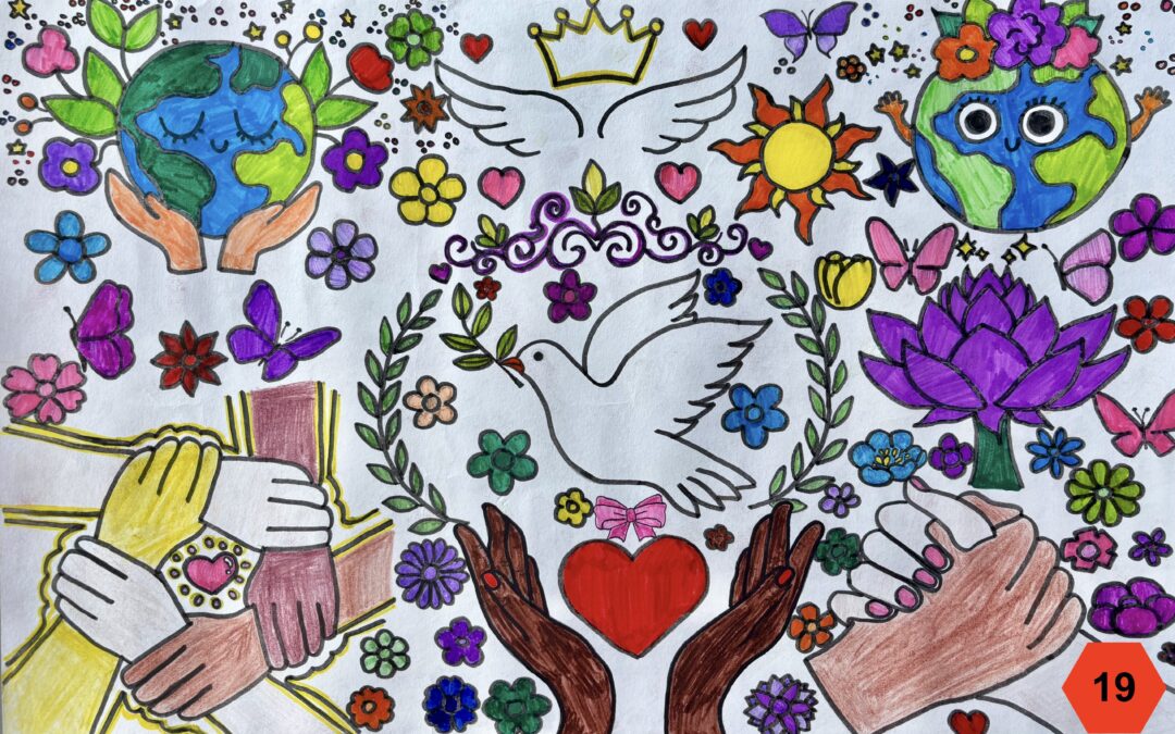 Concours d’Affiches  pour la paix-Ensemble et unis