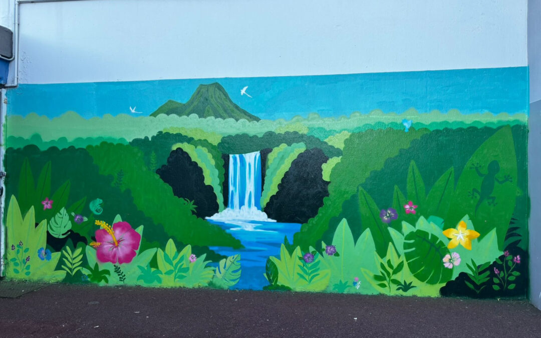 Nouvelle fresque dans le collège avec les 401 !