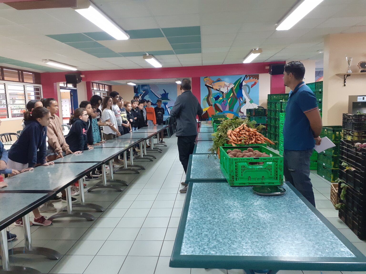 Opération fruits et légumes Péi Collège Joseph SUACOT