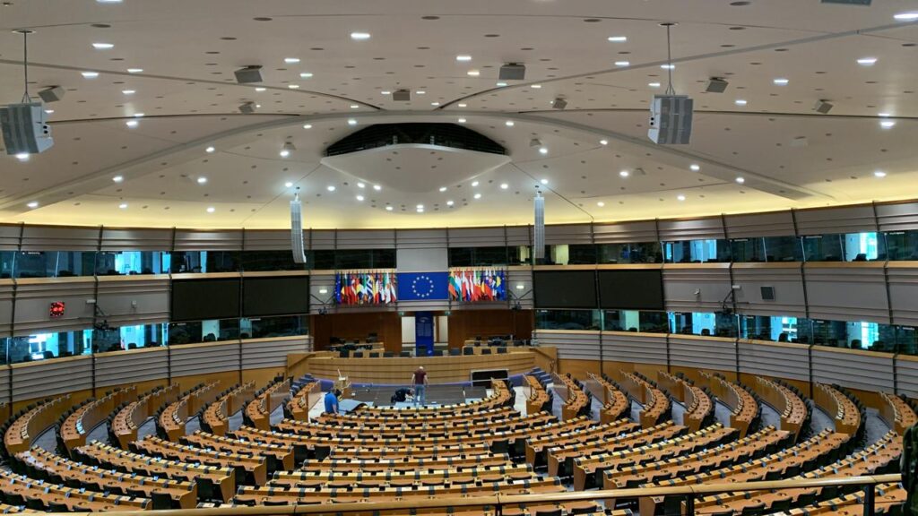 Visite du parlement européen le matin …