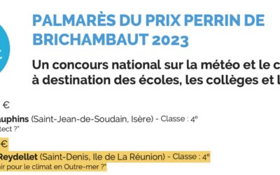 Le collège Reydellet deuxième au Prix Perrin de Brichambaut 2023 !