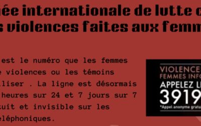 Concours d’affiches : Journée internationale de lutte contre les violences faites aux femmes