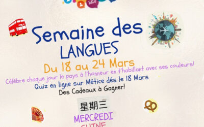La semaine des langues du 18 au 24 mars…