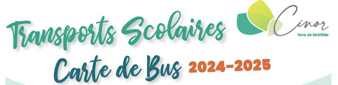 Inscriptions transports scolaire 2024-2025