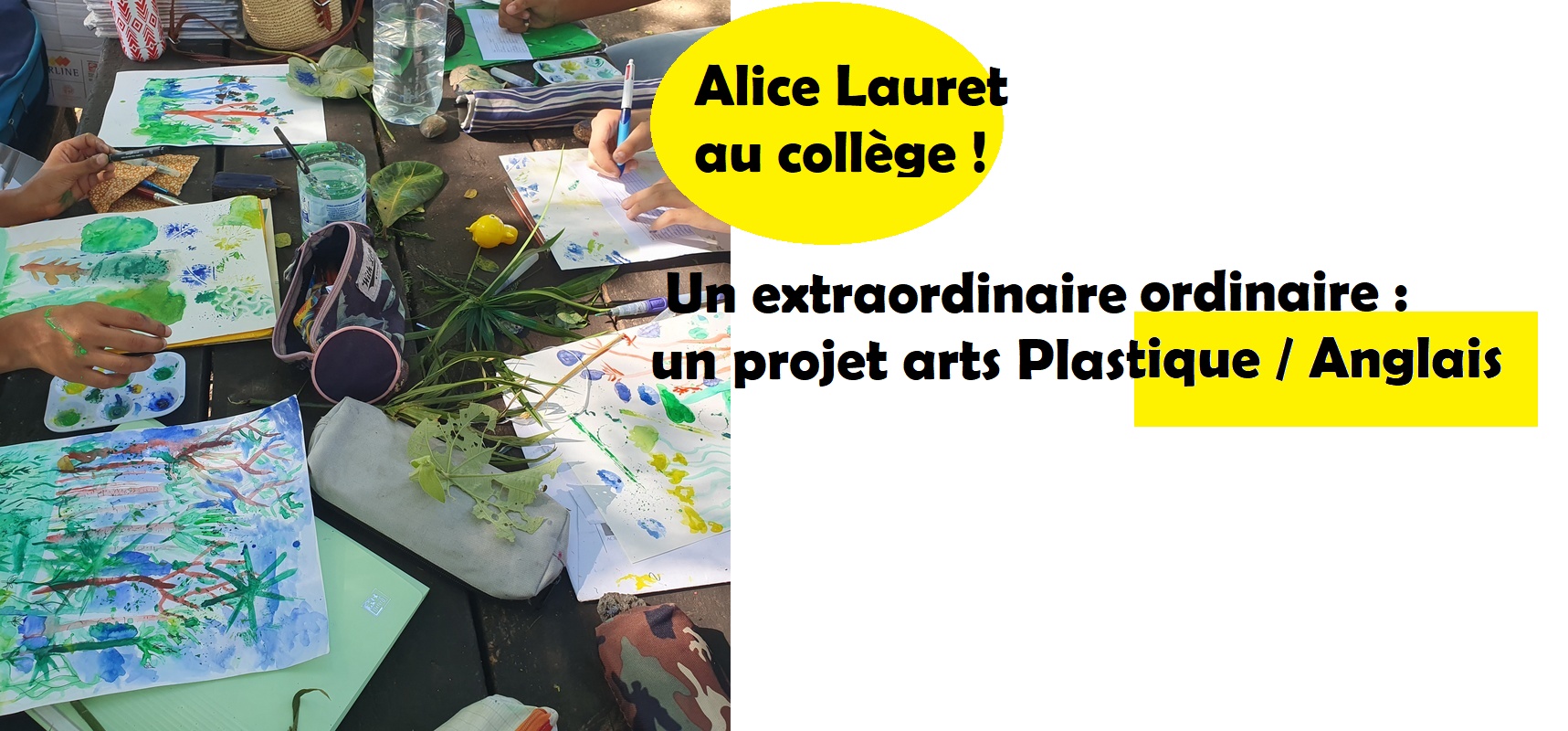 Un extraordinaire ordinaire : un projet arts Plastique / Anglais