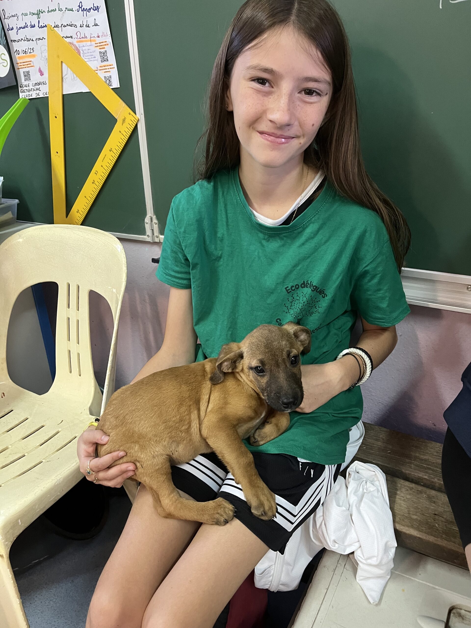 Clémence&Titi-le-chiot