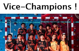 Vice Champions de Handball de la Réunion !
