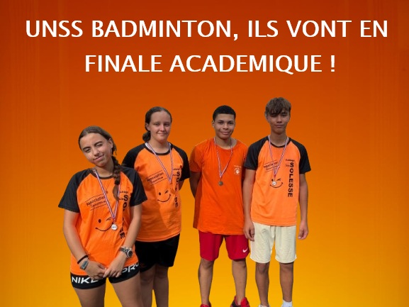 Badminton UNSS : une finale district intense et prometteuse