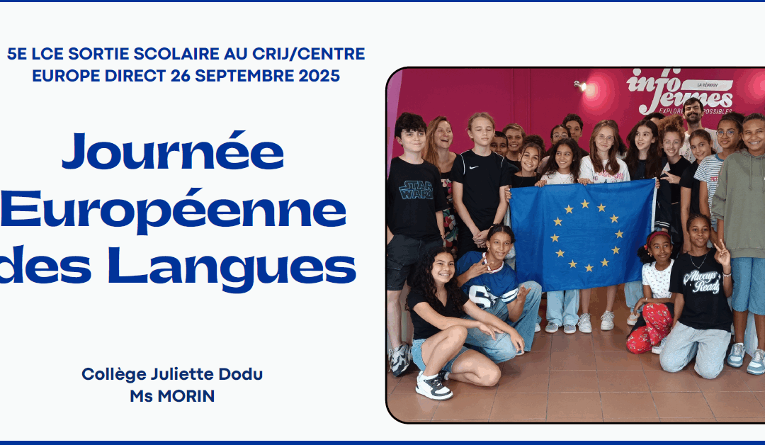 sortie des 5LCE Journée Européenne des langues