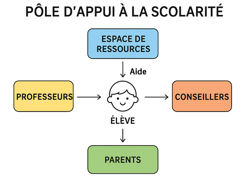 Pôle d’appui à la scolarité.
