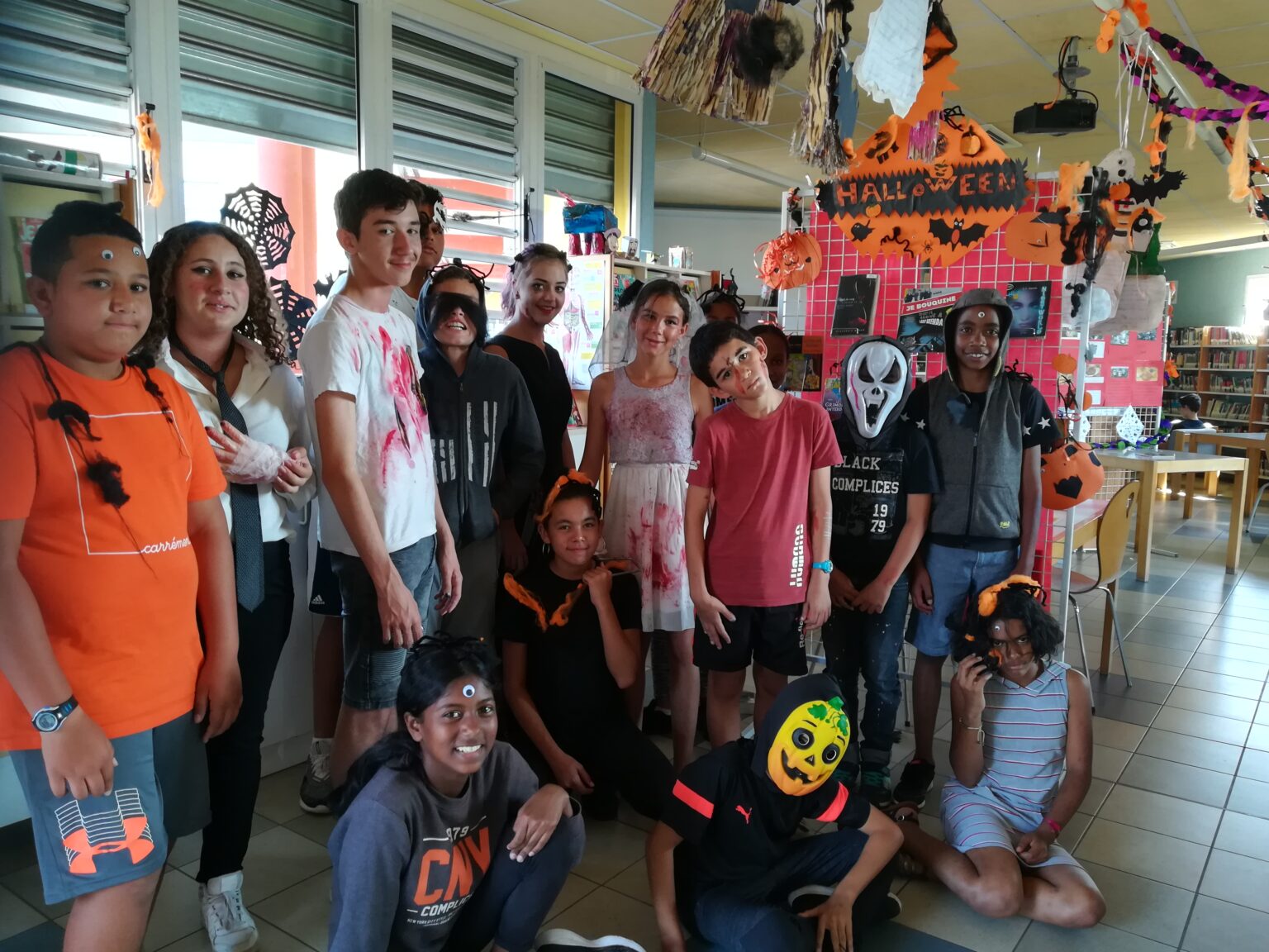 Halloween au CDI Collège La Chatoire