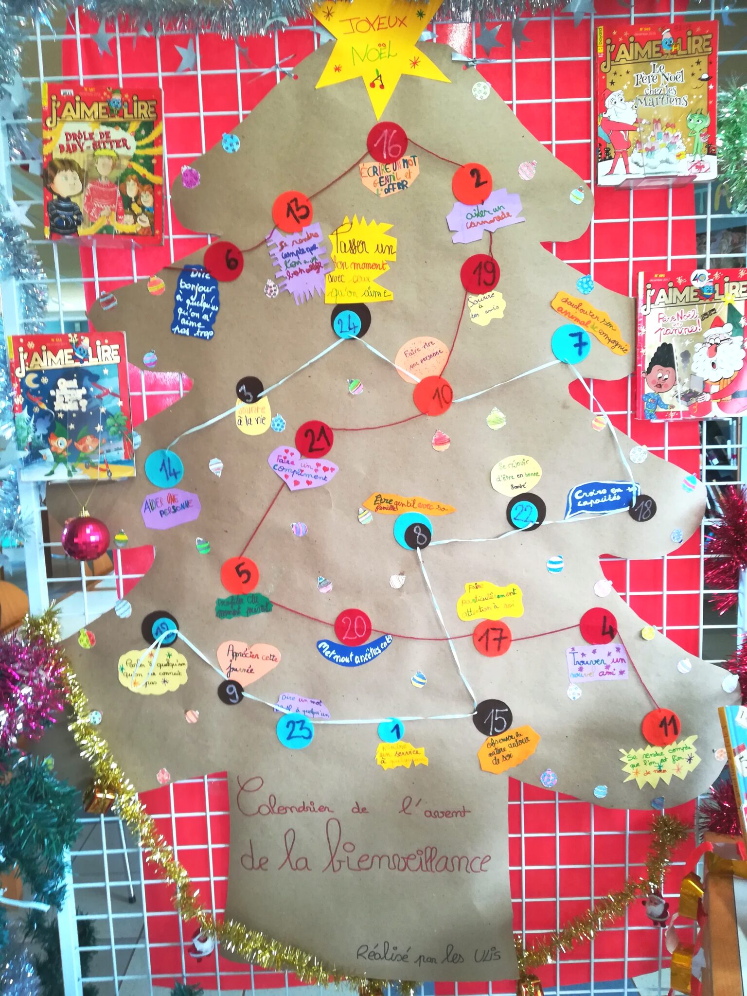 Noël au CDI Collège La Chatoire