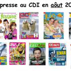 La presse au CDI en Août 2015